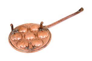 A Cape copper kolwyntjie pan, 19th century