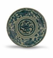 A blue and white ‘Swatow’ Zhangzhou dish, 17th century