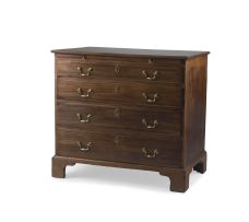 A George III style mahogany chest of drawers, 19th century