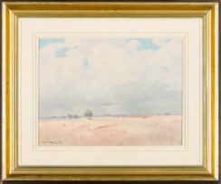 Willem Hermanus Coetzer; Cattle in a Grassy Landscape