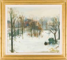 Clement Serneels; Winter Landscape