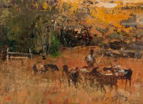Christopher Tugwell; Landscape with Goats