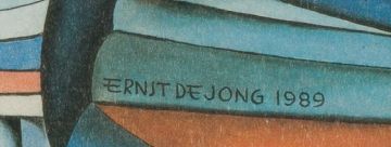 Ernst de Jong; Warrior with Winged Crown