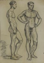 Erich Mayer; Figure Studies, two
