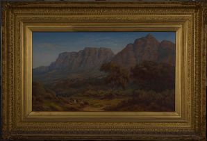 Charles Rolando; A View of Devil's Peak and the Eastern Slopes of Table Mountain