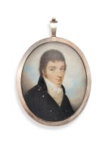 19th century portrait miniature of a gentleman