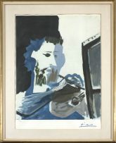 After Pablo Picasso; Le Peintre (The Painter)