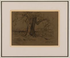 Jacob Hendrik Pierneef; Large Tree in a Landscape