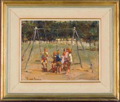 Adriaan Boshoff; Children Playing on a Swing