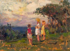 Adriaan Boshoff; Three Girls in a Landscape
