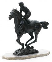 European School 20th Century; Horse and Rider