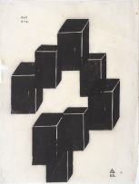 Bill (William John) Davis; Cubes and Abstract, 2
