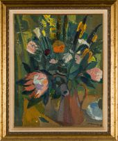 Alfred Krenz; Vase of Flowers