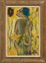 Frans Claerhout; Nude with Sunflowers