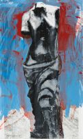 Jim Dine; The Red, White, and Blue Venus for Mondale