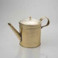 A Cape brass coffee pot, 19th/20th century