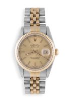 Gentleman's stainless steel and 18ct gold Oyster Perpetual 'DateJust' Rolex wristwatch, Ref. 431, circa 2004