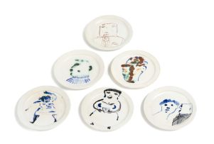 Robert Hodgins; Ceramic Plates