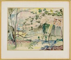 Maud Sumner; A View of a Garden