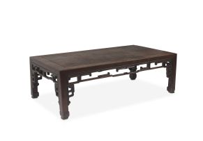A Chinese huanghuali low table, 19th century