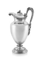 A George IV silver claret jug, The Barnards, London, 1828