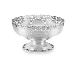 A George V silver rose bowl, Mappin & Webb Ltd, Sheffield, 1932