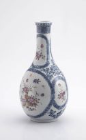 A Chinese famille-rose bottle vase, Qianlong period, 1736-1795