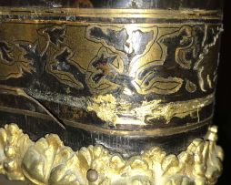 A large French ormolu-mounted boulle marquetry and ebonised bracket clock, circa 1850