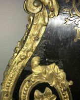A large French ormolu-mounted boulle marquetry and ebonised bracket clock, circa 1850