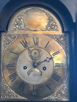 An English oak eight-day longcase clock, Andrew Moran, London, 18/19th century