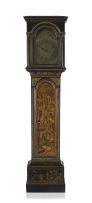 A George III japanned chinoiserie longcase clock, Joseph Grey, Durham, circa 1780
