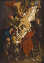 After Peter Paul Rubens; The Descent from the Cross
