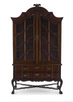 A South African stinkwood display cabinet, 20th century