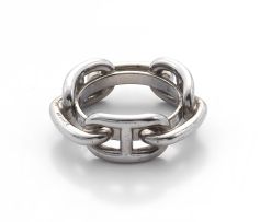 A Hermès 'chaine d'ancre' scarf ring