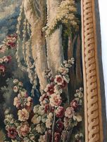 Two Louis XV style woven tapestries, probably Belgian