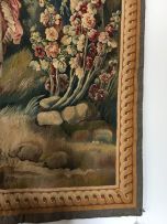 Two Louis XV style woven tapestries, probably Belgian