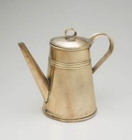 A Cape brass coffee pot, 19th century
