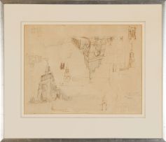 Sir Edwin Lutyens; Sketches for Design of Liverpool Cathedral