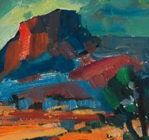 Stefan Ampenberger; Landscape at Sunset