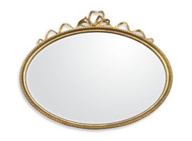 A Victorian giltwood mirror