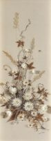 Ten dried flower panels, Dinty Moore, modern