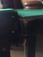 An Edwardian stained fruitwood card table