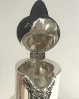 An Edward VII silver-mounted claret jug, Dowler & Sons, Birmingham, 1902