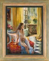 Mari Vermeulen-Breedt; Seated Nude