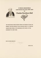 Charles Davidson Bell; Wood Engravings, portfolio