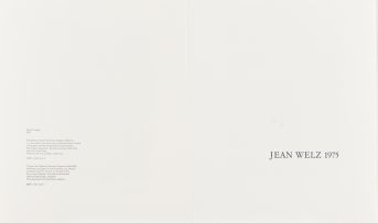 Jean Welz; Jean Welz 1975, portfolio