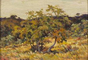 Erich Mayer; Trees in a Landscape
