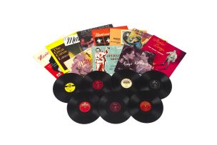 A quantity of long playing records