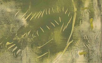 Charles Gassner; Green Abstract