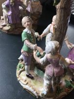 A Meissen figural group, late 19th century